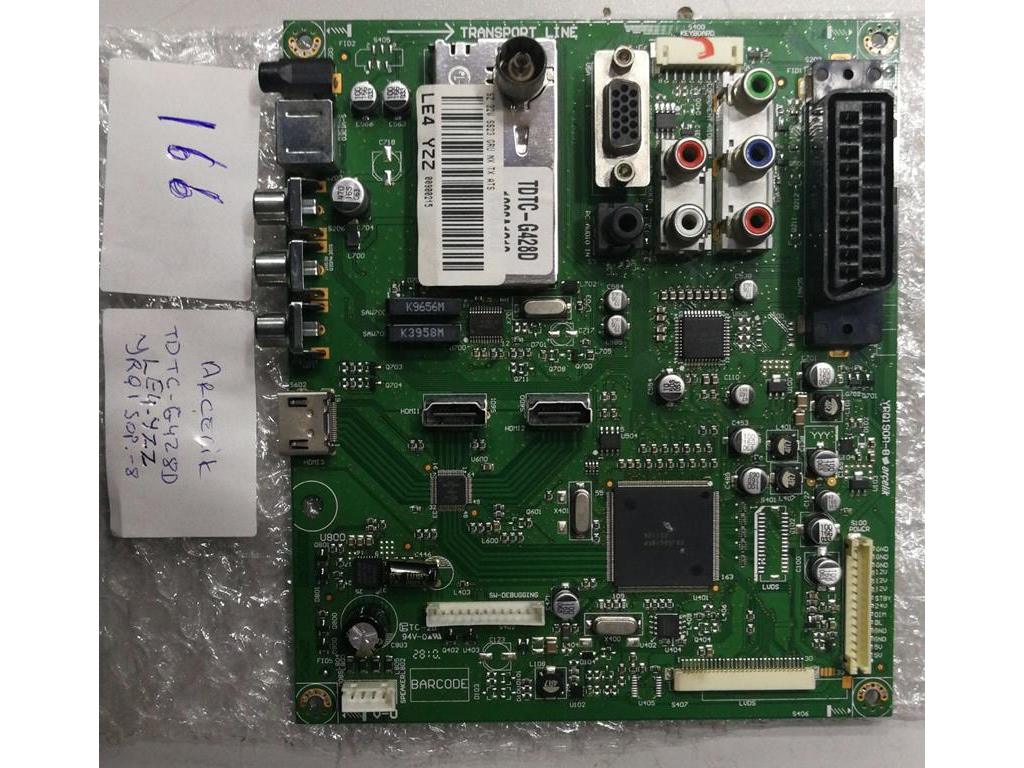 YRQ190R-8 - ARÇELIK - TV -  L4YZZ- TDTC-G428D - MAIN BOARD - ANAKART