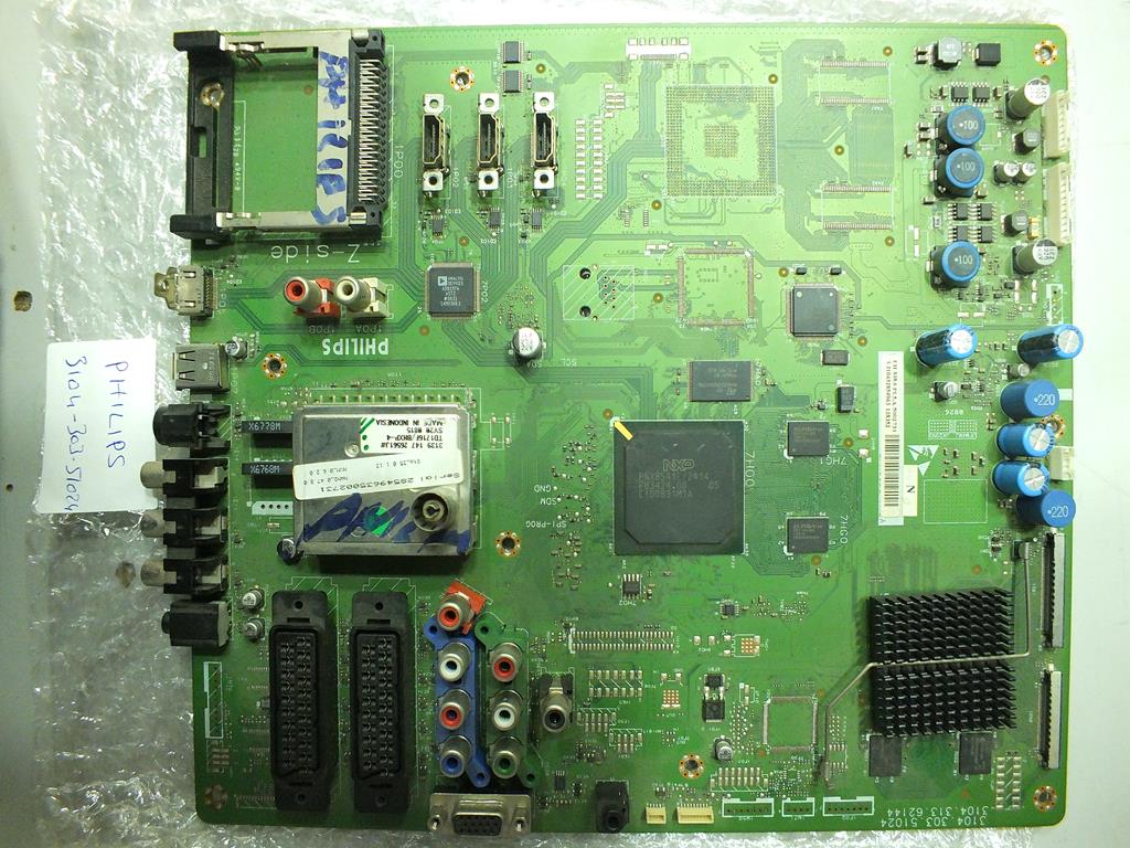 3104 303 51024- 3104.313.62144- PHILIPS - 37PFL9903H/10- 42PFL7623/D10- MAIN BOARD- ANAKART