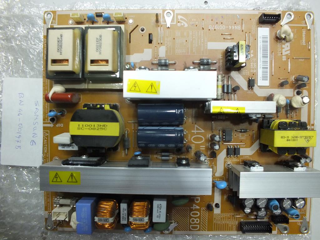 BN44-00197B - REV 1.0 - E301536 - SIP408D - 40 - LN40A330J1DXZA -LN40A450C1DXZA - POWER BOARD - SAMSUNG BESLEME