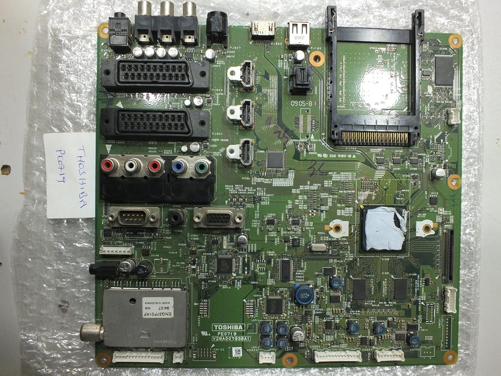 PE0719- V28A000938A1- PE0719 B- DS-7408- TOSHIBA 42AV635D- MAIN BOARD- ANAKART- LC420WUN-SBB1