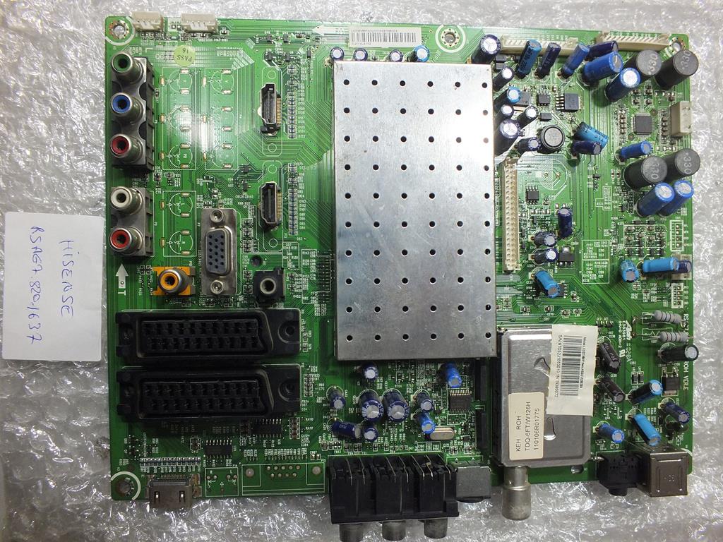 RSAG7.820.1637/ROH VER.E- LCD32V88P (2) 1259 75- MAIN BOARD- HISENSE LCD32V88P- RL-32A09105U- T315HW04 V.7- HISENSE LCD32V88PFULL HD LCD TV